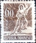 Stamps Indonesia -  Intercambio 0,20 usd 60 s. 1953
