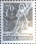 Stamps Indonesia -  Intercambio 0,20 usd 70 s. 1953