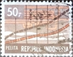 Stamps Indonesia -  Intercambio 0,20 usd 50 r. 1969