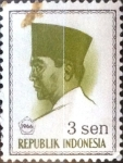 Stamps Indonesia -  Intercambio 0,20 usd 3 s. 1966