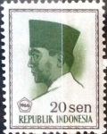 Sellos del Mundo : Asia : Indonesia : Intercambio 0,20 usd 20 s. 1966