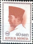 Stamps : Asia : Indonesia :  Intercambio 0,20 usd 40 s. 1966