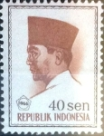 Stamps Indonesia -  Intercambio 0,20 usd 40 s. 1966