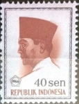 Stamps : Asia : Indonesia :  Intercambio 0,20 usd 40 s. 1966