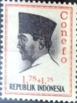 Stamps : Asia : Indonesia :  Intercambio 0,20 usd 1,75 + 1,75 rp. 1965
