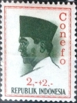 Stamps Indonesia -  Intercambio 0,20 usd 2+ 2 rp. 1965