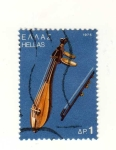 Stamps Greece -  Instrumento musical