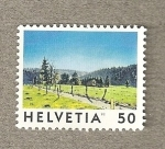 Stamps Switzerland -  Arboles