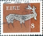Stamps Ireland -  Intercambio cr5f 1,00 usd 8 p. 1975