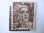 Stamps France -  Marianne de gandon.
