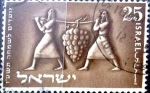 Stamps Israel -  Intercambio cxrf 0,20 usd 25 p. 1954