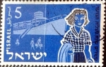 Stamps Israel -  Intercambio cxrf 0,20 usd 5 p. 1955