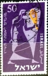 Stamps : Asia : Israel :  Intercambio cxrf 0,20 usd 50 p. 1956