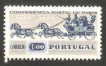 Sellos de Europa - Portugal -   919 - Centº de la primera conferencia postal internacional