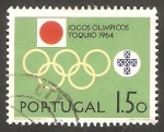 Sellos de Europa - Portugal -  951 - Olimpiadas de Tokyo