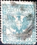 Stamps Italy -  Intercambio 0,55 usd 5 cent. 1901