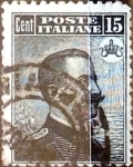 Stamps Italy -  Intercambio 2,10 usd 15 cent. 1909