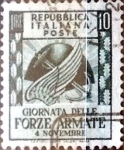 Stamps Italy -  Intercambio 0,20 usd 10 liras 1952