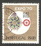 Stamps Portugal -  1086 - Exposición Universal de Osaka