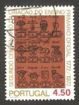 Stamps : Europe : Portugal :   1197 - II centº de la enseñanza primaria