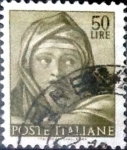 Stamps Italy -  Intercambio 0,20 usd 50 liras 1961