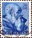 Stamps Italy -  Intercambio 0,20 usd 70 liras 1961