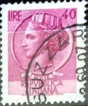 Sellos de Europa - Italia -  Intercambio 0,20 usd 40 liras 1968