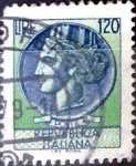 Stamps Italy -  Intercambio 0,20 usd 120 liras 1977