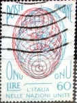 Sellos de Europa - Italia -  Intercambio cr2f 0,20 usd 60 liras 1956