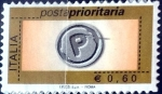 Stamps Italy -  Intercambio 0,85 usd 60 cent. 2004