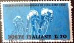 Sellos de Europa - Italia -  Intercambio cr5f 0,20 usd 70 liras 1962