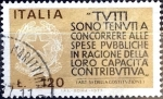 Stamps Italy -  Intercambio 0,20 usd 120 liras 1977