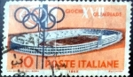 Stamps Italy -  Intercambio 0,20 usd 10 liras 1960