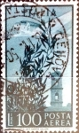 Stamps Italy -  Intercambio 0,20 usd 100 liras 1948