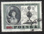 Stamps : Europe : Poland :  Copernicus, by Jeremias Falck