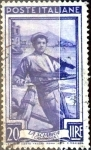 Stamps : Europe : Italy :  Intercambio 0,20 usd 20 liras 1950