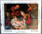 Stamps Italy -  Intercambio  cr5f 0,90 usd 60 cent. 2009