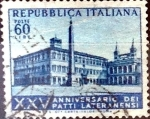 Stamps Italy -  Intercambio 1,00 usd 60 liras 1954