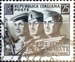 Stamps : Europe : Italy :  Intercambio 0,20 usd 25 liras 1952