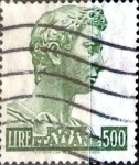 Sellos de Europa - Italia -  Intercambio 0,20 usd 500 liras 1957