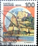 Stamps Italy -  Intercambio 0,20 usd 100 liras 1980