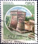 Stamps Italy -  Intercambio 0,20 usd 250 liras 1980