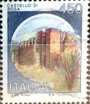 Stamps Italy -  Intercambio 0,20 usd 450 liras 1980