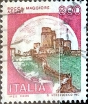 Stamps Italy -  Intercambio 0,20 usd 800 liras 1980