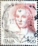 Sellos de Europa - Italia -  Intercambio 0,55 usd 800 liras 41 cent. 1999