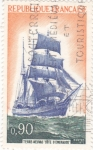 Sellos de Europa - Francia -  velero- Terranova-Costa de Esmeralda