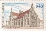 Stamps France -  iglesia de Brou