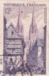 Sellos de Europa - Francia -  catedral de Quimper