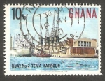 Sellos de Africa - Ghana -  287 - Puerto de Tema