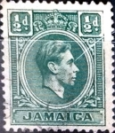 Sellos de America - Jamaica -  Intercambio crxf 0,20 usd 1/2 p. 1938
